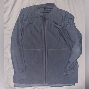 Figs Graphite Bellery Scrub Jacket - size small